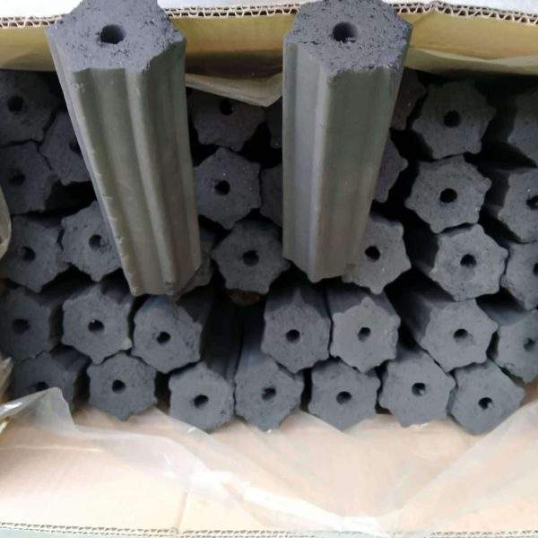 Hardwood Charcoal Briquettes Inner Packging Standing Up
